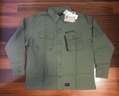 美國carhartt潮牌22AW秋冬軍事MA-1雙口袋款式長袖夾克外套鈕扣襯衫