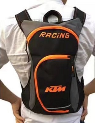 新款FXO KTM越野車迷摩托車水袋背包外雙肩包騎行背包後背包旅行包騎行雙肩水袋背包 賽車水袋背包