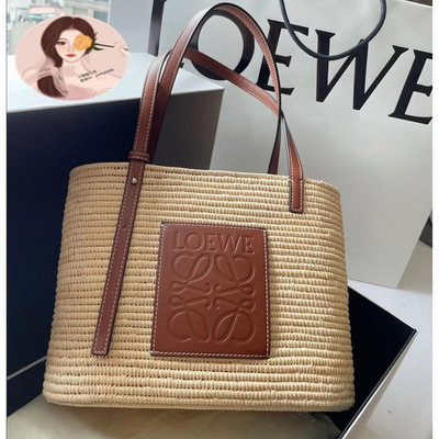 【小甜甜二手】LOEWE羅意威 A223099X02 小手提籃 草編包 竹編包 海灘包 野餐包 托特包 菜籃包 購物袋