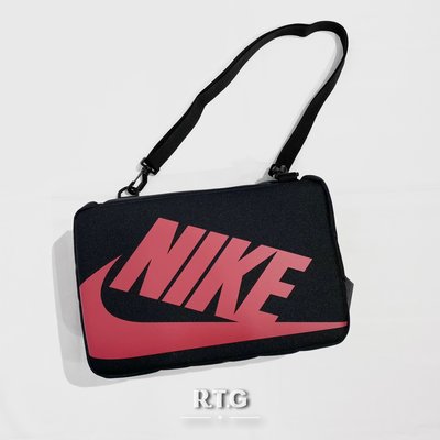 【RTG】NIKE SHOES BOX BAG 鞋盒包 側背包 黑紅 鞋袋 手提 經典 現貨 DA7337-010