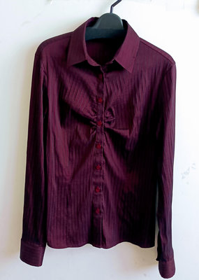 義大利Nara Camicie 暗紅色深紅色襯衫上衣同日本INED,23區,icb,金安德森,clathas,D&amp;G