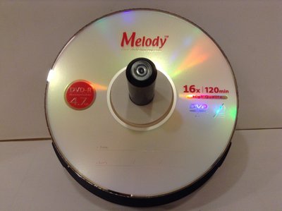 全新Melody 高品質 16X 120 min 120分 DVD-R 4.7G 光碟片 燒錄片 26片 附CD架跟蓋子