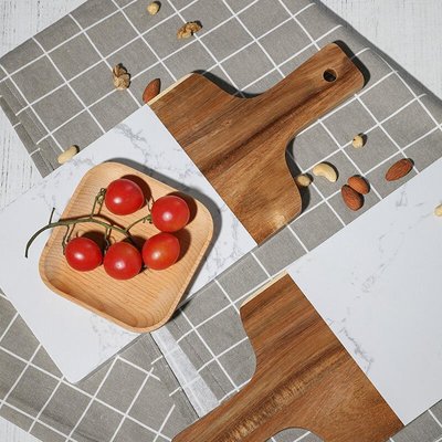 現貨熱銷-竹編製品*爆款熱賣 日式家用大理石拼接托盤砧板廚房麵包吐司披薩板裝飾菜板案板