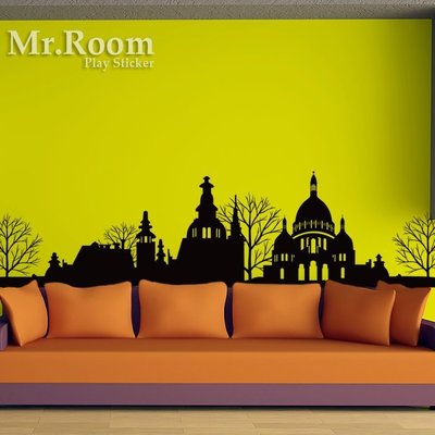 ☆ Mr.Room 空間先生創意 壁貼 古教堂 (CT018)  精品櫥窗 工作室 攝影棚 偶像劇 卡典西德 歡迎客製