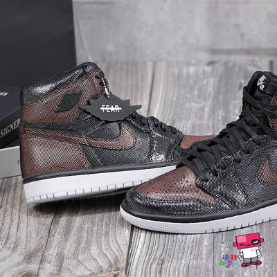 球鞋補習班W NIKE AIR JORDAN 1 HIGH FEARLESS 男女古銅黑亮片CU6690