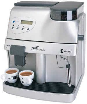 【米拉羅咖啡】實演機分期0利率~義大利Saeco SPIDEM TREVI Digital Plus 雙鍋全自動咖啡機