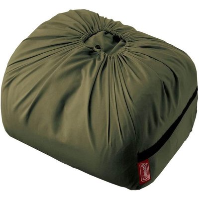 現貨熱銷-日本 Coleman EZ 橄欖葉刷毛睡袋 C0 CM-33802 戶外 睡袋 露營 信封型睡袋 CM-338