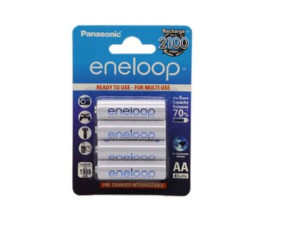 【青菜賀】eneloop愛樂普3號1900mAH鎳氫充電電池(卡裝 一卡四顆不單賣)