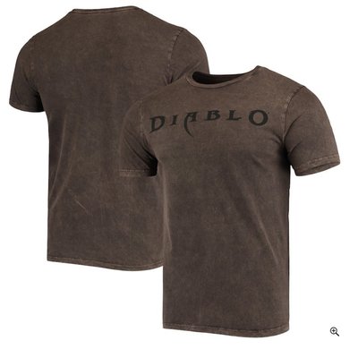 【丹】暴雪商城_Diablo Mineral Wash Shirt 暗黑破壞神 復古風 T恤