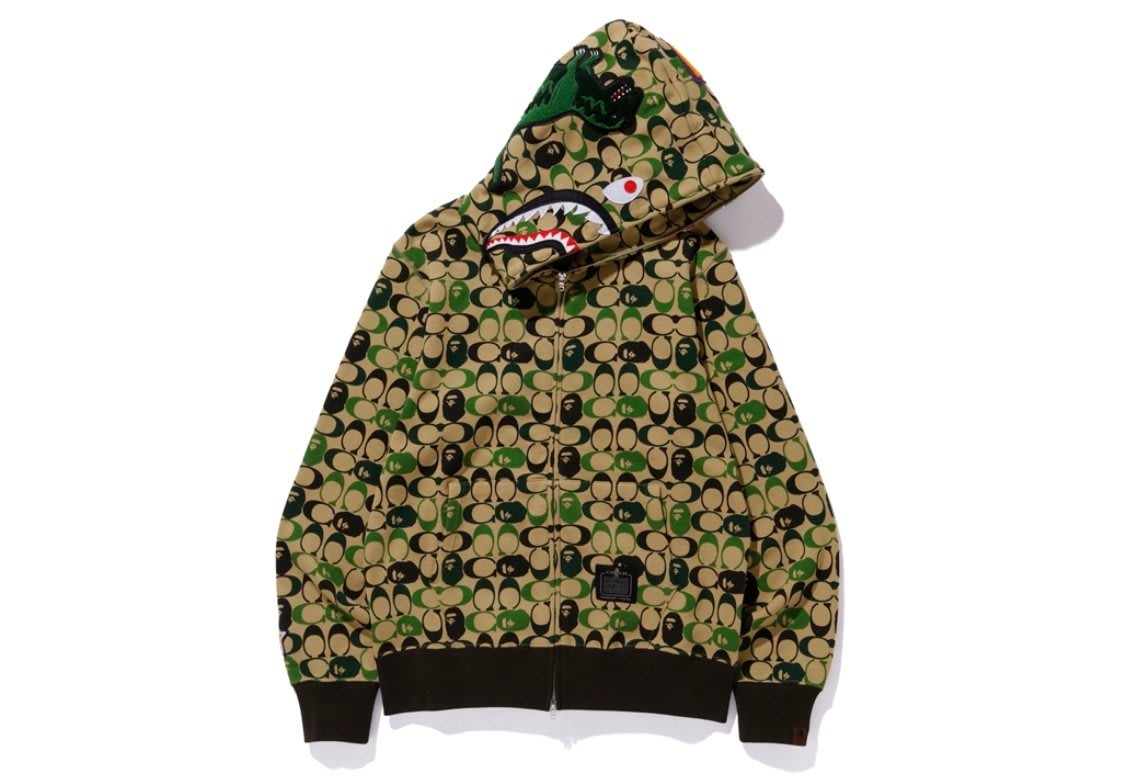 【日貨代購CITY】APE BAPE COACH SHARK FULL ZIP HOODIE 帽