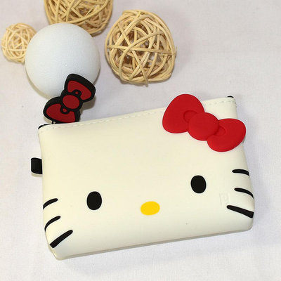 Hello Kitty 矽膠零錢包 mimi POCHI p+g design 日本正版