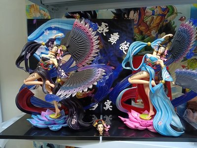 【紫色風鈴】海賊王GK 共鳴系列 歌舞伎 天獅 羅賓 藍色 黑色 雙頭雕 盒裝 港版 無證