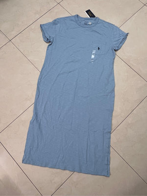 全新正品 美國POLO RALPH LAUREN RL 女大人藍色/寶寶藍 長洋裝 L號