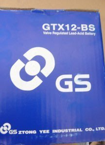 【黑皮油品】GS GTX12-BS = YTX12-BS 機車 電池
