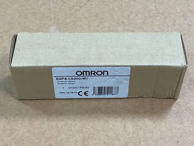 (泓昇) OMRON 超音波感測器 SENSOR 全新品 E4PA-LS200-M1