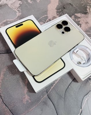 數量很少🍎 Apple iPhone 14 Pro Max 512GB🍎金色展示二手機🔥台灣公司貨🔥店面保固