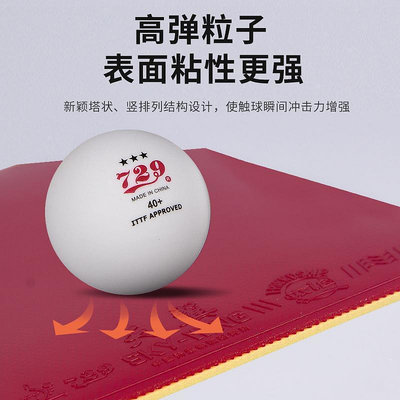 友誼新729天翼乒乓球拍膠皮球反膠粘性GS縱橫普及型套膠訓練正品*滿200元發貨