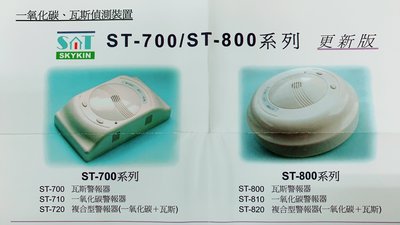 台灣製ST-800AV 瓦斯警報器 通過CE認證 GAS警報器