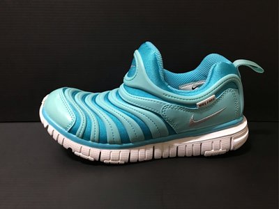 Nike 全新 運動 童鞋 水藍色 343738-417 毛毛蟲鞋 US 12C-3Y號