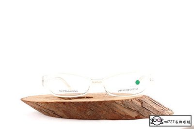 【mi727久必大眼鏡】EMPORIO ARMANI 出清特惠價 光學膠框眼鏡 全新真品 國際品牌 (透明)