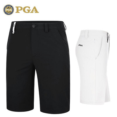 美國PGA 高爾夫褲子男褲夏季運動透氣短褲彈力速干夏golf服裝男裝