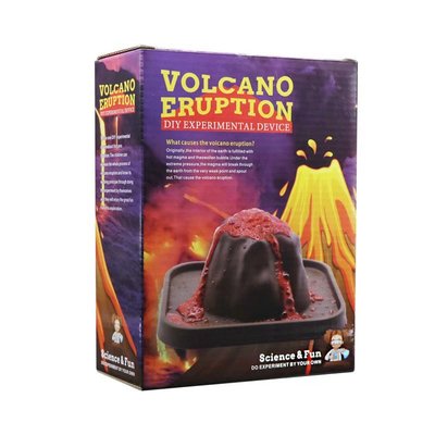阿里家 火山爆發科學實驗器材玩具噴發科技小制作小學生趣味兒童化學材料