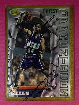 1996-97 Topps Finest Rookie Apprentices #22 Ray Allen RC W/C