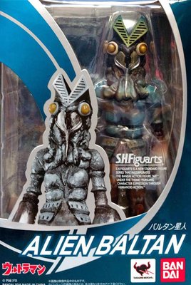 日本正版 萬代 S.H.Figuarts SHF 超人力霸王 巴爾坦星人 可動 模型 公仔 日本代購