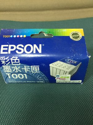 EPSON T001原廠全新墨水匣 C13T001051 T001051 彩色 PHOTO 1200 原廠全新