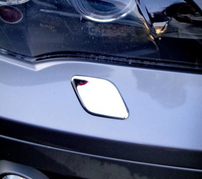 現貨熱銷-易車汽配 BMW X6 E71 E72 2008 ~2014 鍍鉻前燈噴水器蓋