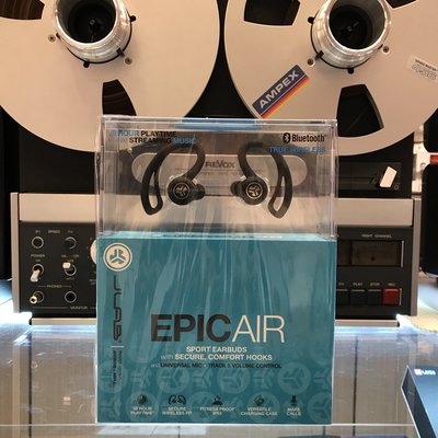 東京快遞耳機館 JLab Epic Air 運動藍芽耳機 耳勾防脫落 公司貨保固 另有 RUN