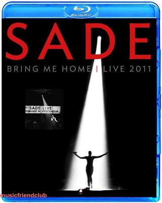 高清藍光碟  Sade Bring Me Home Live 演唱會 (藍光BD25G)
