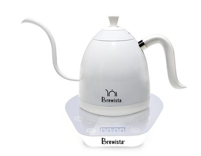 Brewista Artisan 600ml可調溫不鏽鋼電水壺 全白. 英國Strix溫控系統.手沖師比賽專用壺