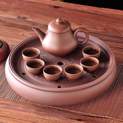 熱銷 宜興紫砂過濾茶壺陶瓷單壺家用大號功夫茶具帶內置濾網泡茶器梨壺 可開發票