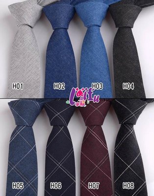 .°。.☆小婷來福＊K1018領帶棉質領帶拉鍊領帶6CM窄版領帶窄領帶，售價170元