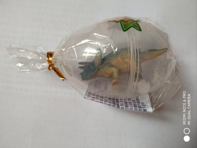 塑膠恐龍扭蛋-長約6.2公分