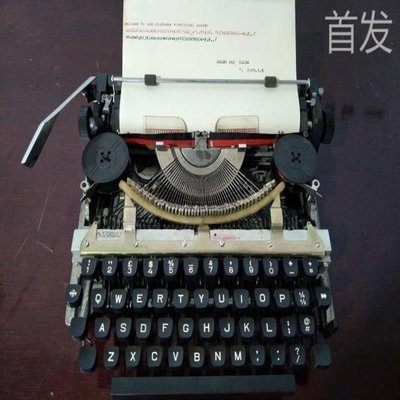 現貨熱銷-古董機械英文打字機老打字機機械打字機正常能打字江浙-默認最小規格價錢  其它規格請諮詢客服