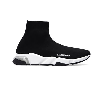 [全新真品代購] BALENCIAGA 透明後底 黑色 襪套鞋 / 休閒鞋 (Speed) 巴黎世家
