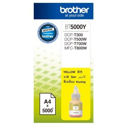 Brother BT5000Y 原廠黃色墨水/t300/t500w/t800