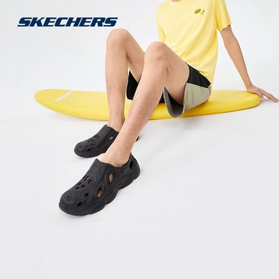 【熱賣精選】100%Skechers斯凱奇22新款夏季FOAMIES女子休閑鏤空洞洞鞋111481