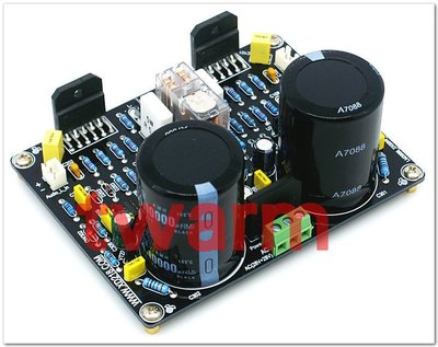 《德源科技》r)LM3886裝2x68W直流伺服電流動態反饋功放板 交流雙26-28V