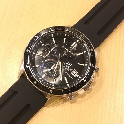 【錶帶家】代用 Casio 光動能 edifice efs-s510 22mm Panerai 款式矽膠錶帶不含手錶