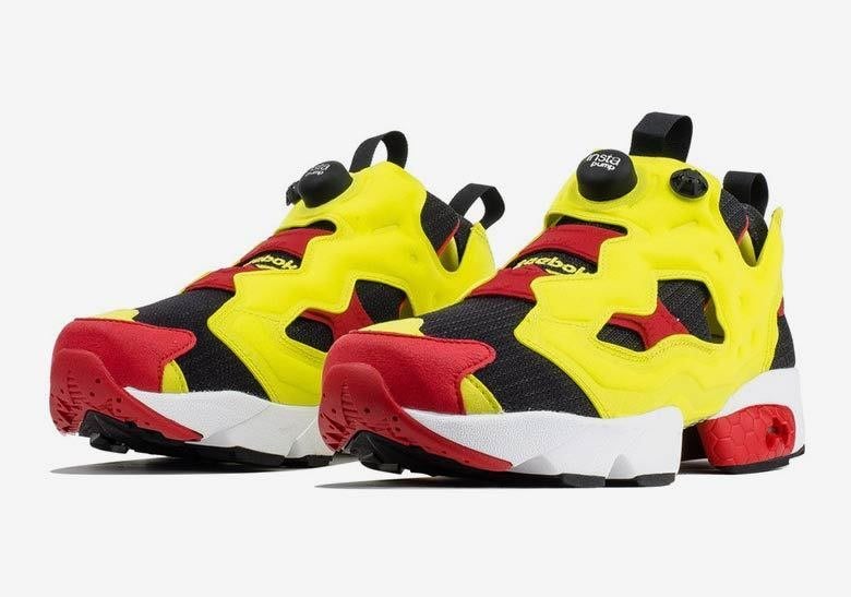 全新正品Reebok INSTA PUMP FURY OG CITRON 20週年V47514 黃成龍鞋