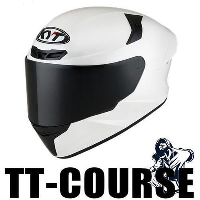 拉風帽KYT TT-COURSE TTC 白 全罩式
