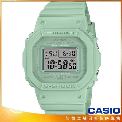 【柒號本舖】CASIO 卡西歐G-SHOCK WOMAN電子錶-綠色 / GMD-S5600BA-3