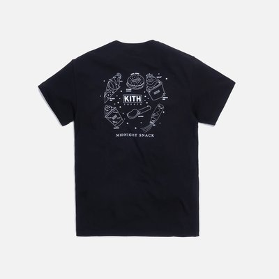 Kith Treats Midnight Snack Tee BOX LOGO 冰淇淋甜品短袖短T 黑