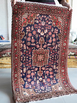新品ZAMANI? 新款小尺寸波斯手工地毯 床邊門廳阿富汗摩洛哥土耳其風
