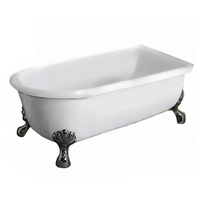 I-HOME 台製 浴缸 B1型銀腳(140cm) 獨立浴缸 壓克力缸 空缸 泡澡保溫 浴缸龍頭需另購