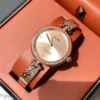 雅格時尚精品 COACH 新款優雅PARK系列 時尚瀑布星 女款潮流手錶 美國代購