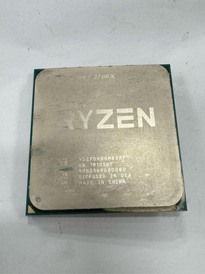 《在地台南人》AM4 AMD R7 Ryzen 7 2700X CPU 八核心 4.3G無內顯 CPU 中古 南區可以面交